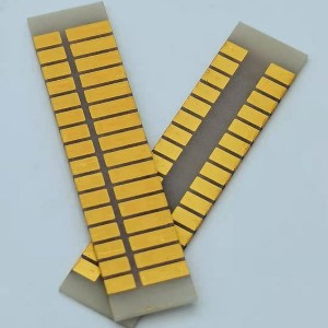 Thin film circuit aluminum nitride thick film gold paste 3D circuit