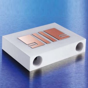 Thin film circuit 3D ceramic structure metallization