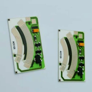 Thick film circuit ceramic oil level circuit board