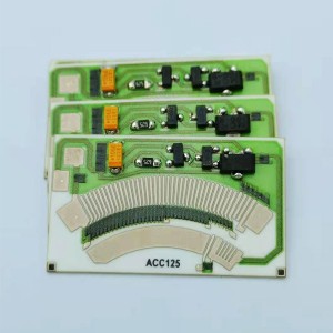 Thick film circuit ceramic oil level circuit board