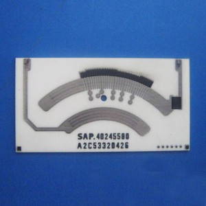 Thick film circuit automobile oil level resistance board