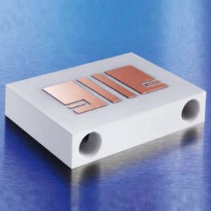 Métallisation de structure en céramique 3D de circuit à couches minces