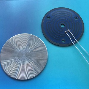 Thick film heater plate thick film stainless steel heating element