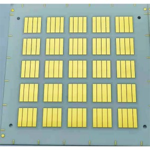 Thin film circuit thin film ceramic gold-plated circuit board