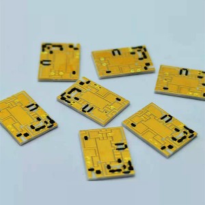 Thick film circuit thick film gold paste resistor board